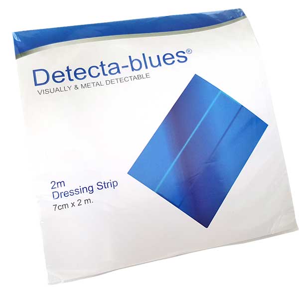 Blue Metal Detectable Adhesive Dressing Strip