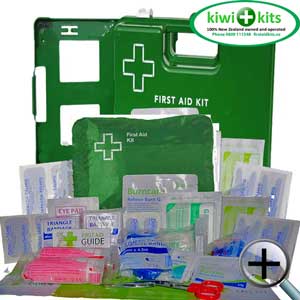 small catering first aid kit or hard plastic box